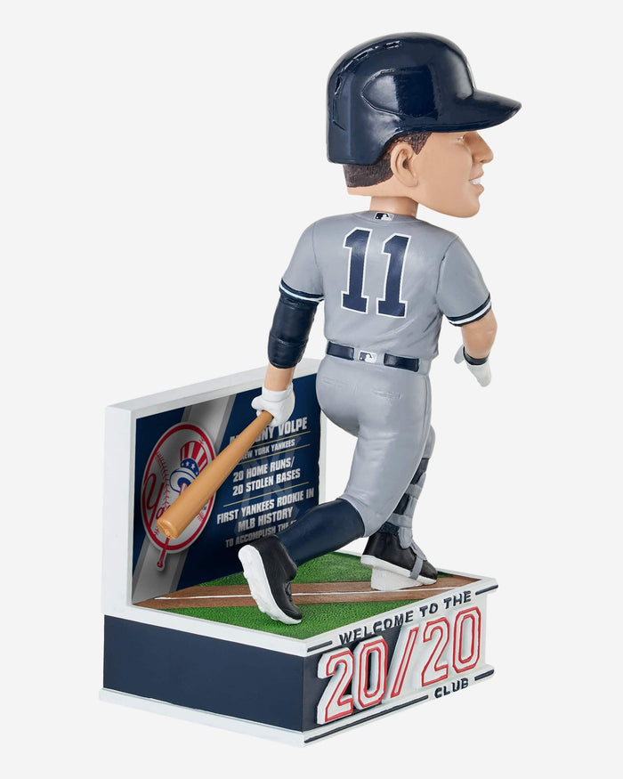 Anthony Volpe New York Yankees Rookie Season 20 Home Runs & 20 Stolen Bases Bobblehead FOCO - FOCO.com