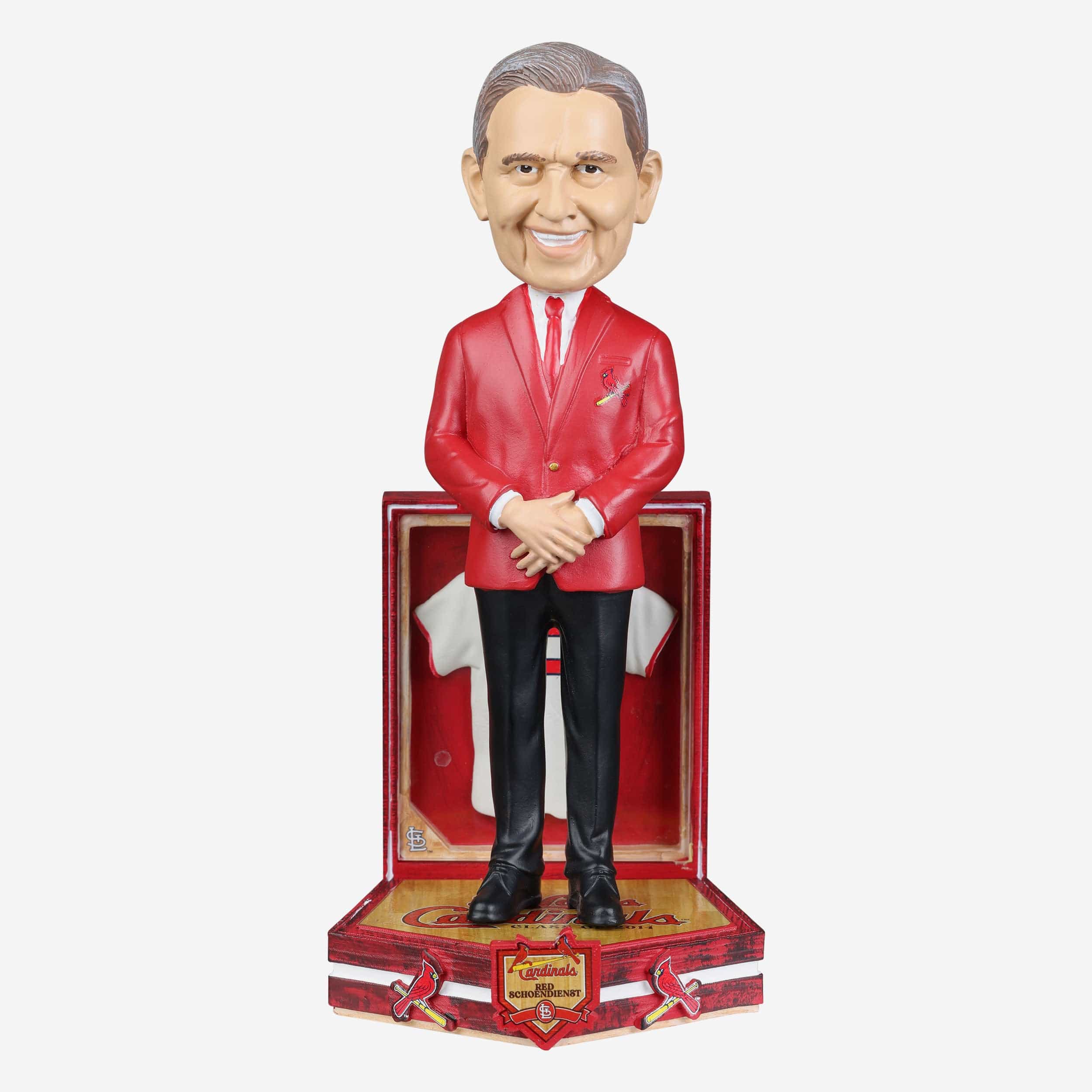 Red Schoendienst St Louis Cardinals Red Jacket Bobblehead FOCO