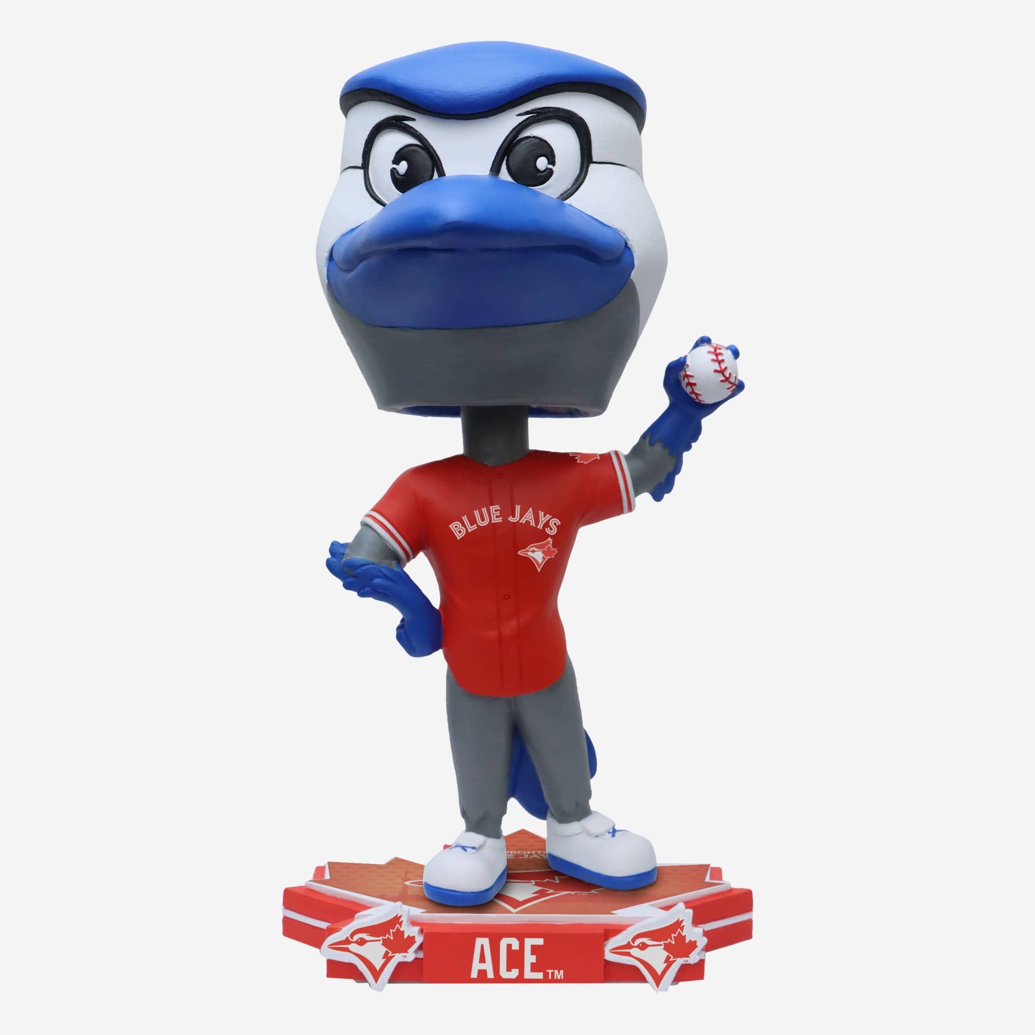 Ace Toronto Blue Jays Canada Day Uniform Mascot Bighead Bobblehead