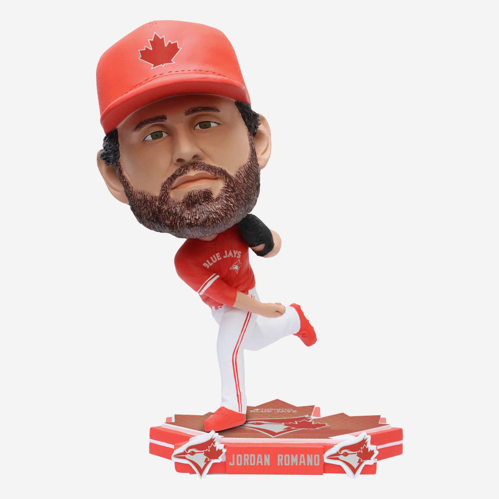 Jordan Romano Toronto Blue Jays Canada Day Uniform Bighead Bobblehead FOCO - FOCO.com