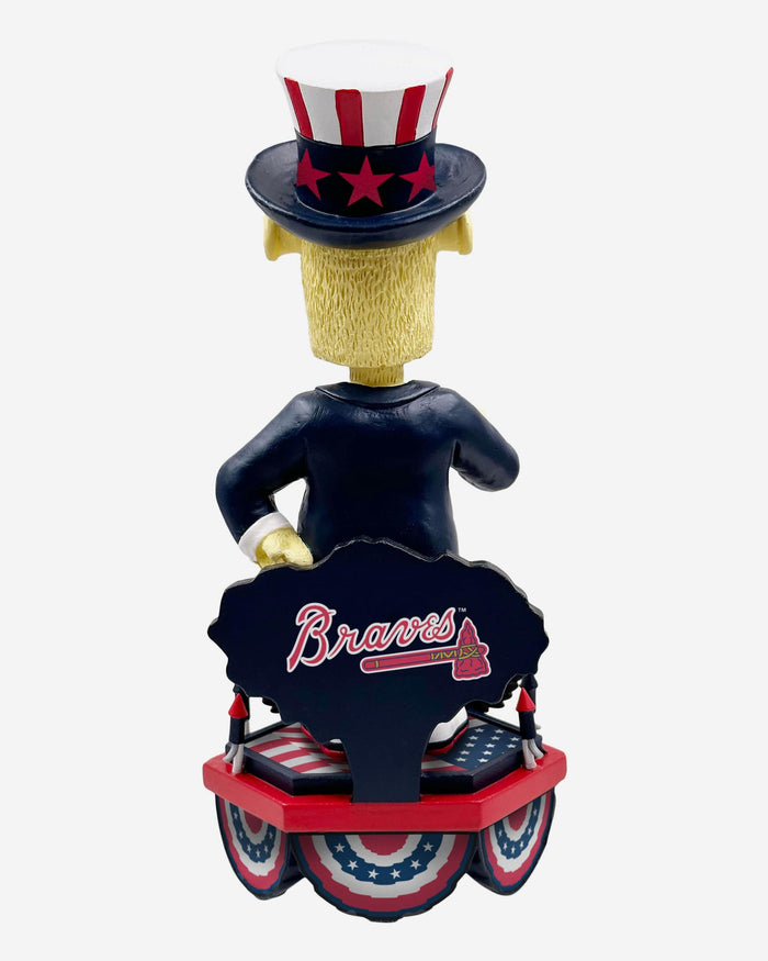 Blooper Atlanta Braves Americana Mascot Bobblehead FOCO - FOCO.com