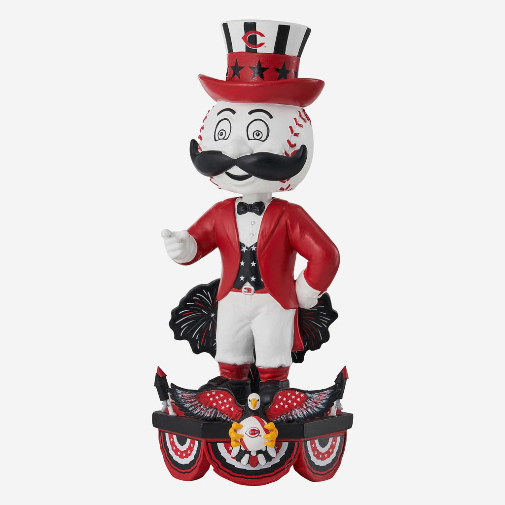 Mr Redlegs Cincinnati Reds Americana Mascot Bobblehead FOCO - FOCO.com