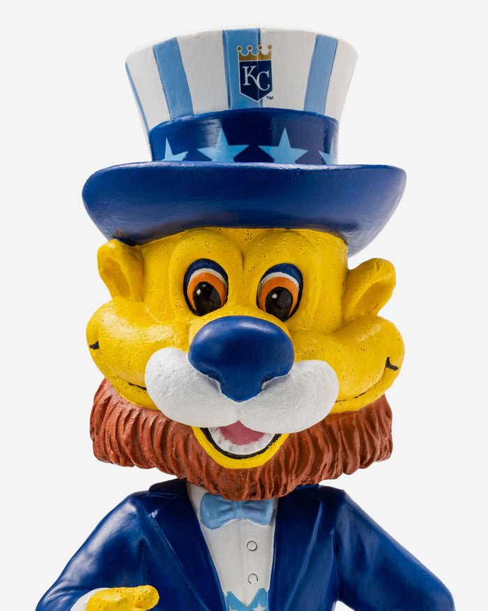 Sluggerrr Kansas City Royals Americana Mascot Bobblehead FOCO - FOCO.com