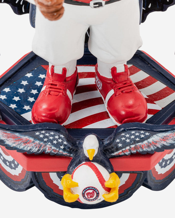 Screech Washington Nationals Americana Mascot Bobblehead FOCO - FOCO.com