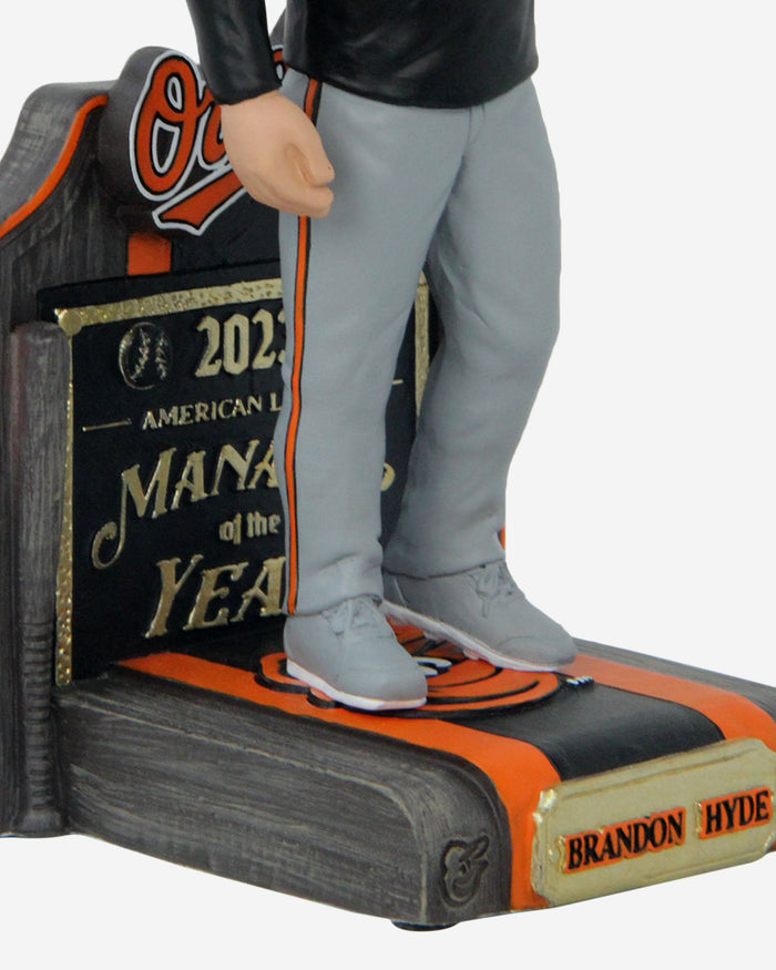 Brandon Hyde Baltimore Orioles 2023 AL Manager of the Year Bobblehead FOCO - FOCO.com