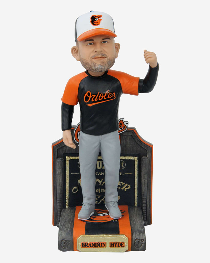 Brandon Hyde Baltimore Orioles 2023 AL Manager of the Year Bobblehead FOCO - FOCO.com