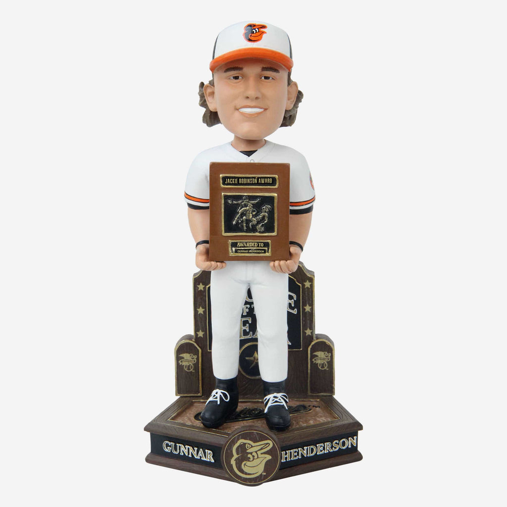 Gunnar Henderson Baltimore Orioles 2023 AL Rookie of the Year Bobblehead FOCO - FOCO.com