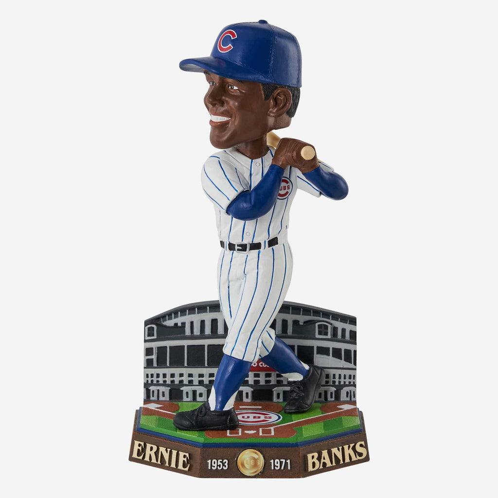 Ernie Banks Chicago Cubs Retired Pro Gate Series Bobblehead FOCO - FOCO.com