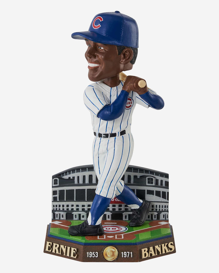Ernie Banks Chicago Cubs Retired Pro Gate Series Bobblehead FOCO - FOCO.com