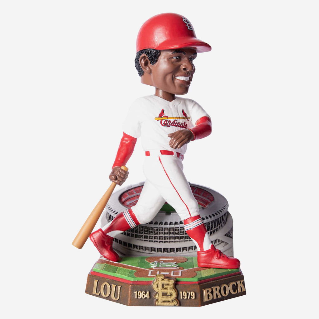 Lou Brock St Louis Cardinals Retired Pro Gate Series Bobblehead FOCO - FOCO.com