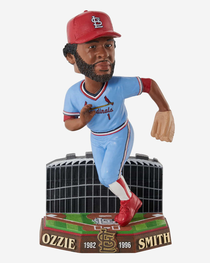 Ozzie Smith St Louis Cardinals Retired Pro Gate Series Bobblehead FOCO - FOCO.com