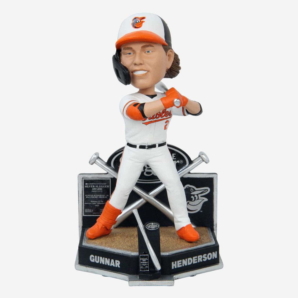 Gunnar Henderson Baltimore Orioles 2023 Silver Slugger Bobblehead FOCO - FOCO.com