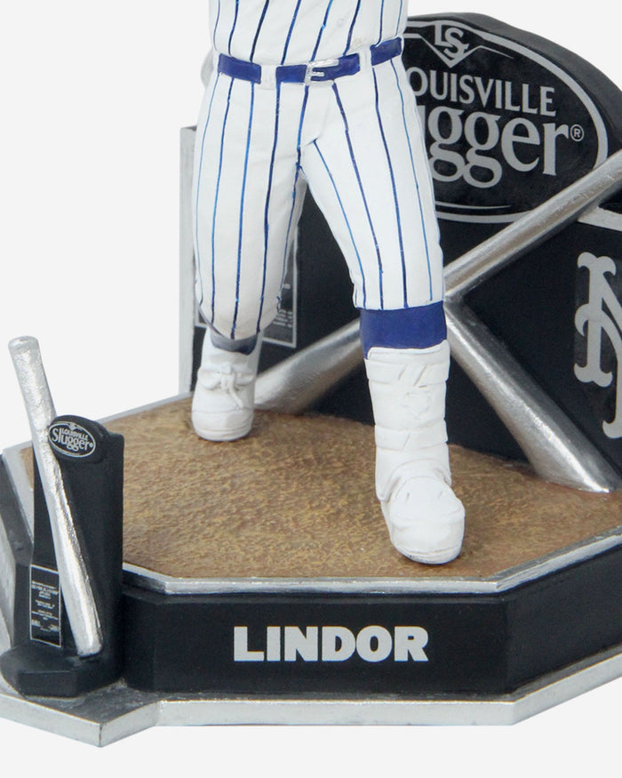 Francisco Lindor New York Mets 2023 Silver Slugger Bobblehead FOCO - FOCO.com