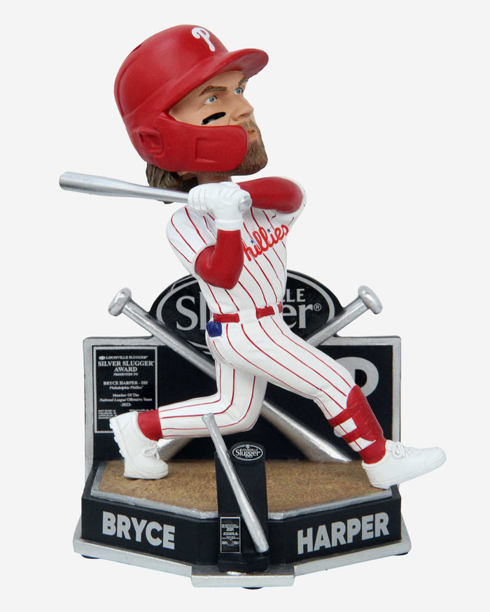Bryce Harper Philadelphia Phillies 2023 Silver Slugger Bobblehead FOCO - FOCO.com