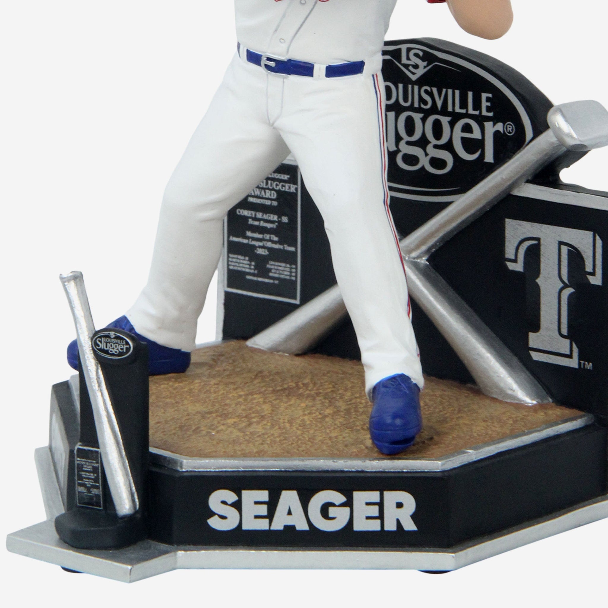 Corey Seager Texas Rangers 2023 Silver Slugger Bobblehead FOCO