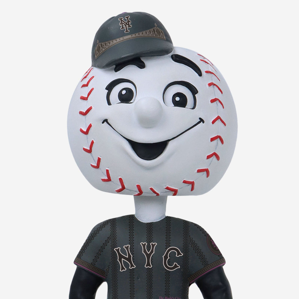 Mr Met New York Mets 2024 City Connect Mascot Bobblehead FOCO
