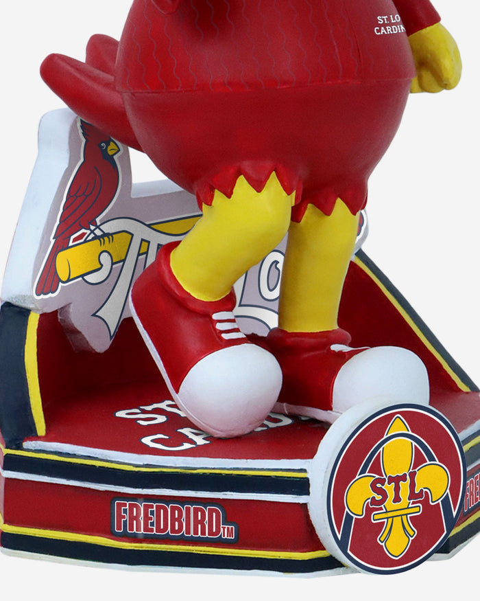 Fredbird St Louis Cardinals 2024 City Connect Mascot Bobblehead FOCO - FOCO.com