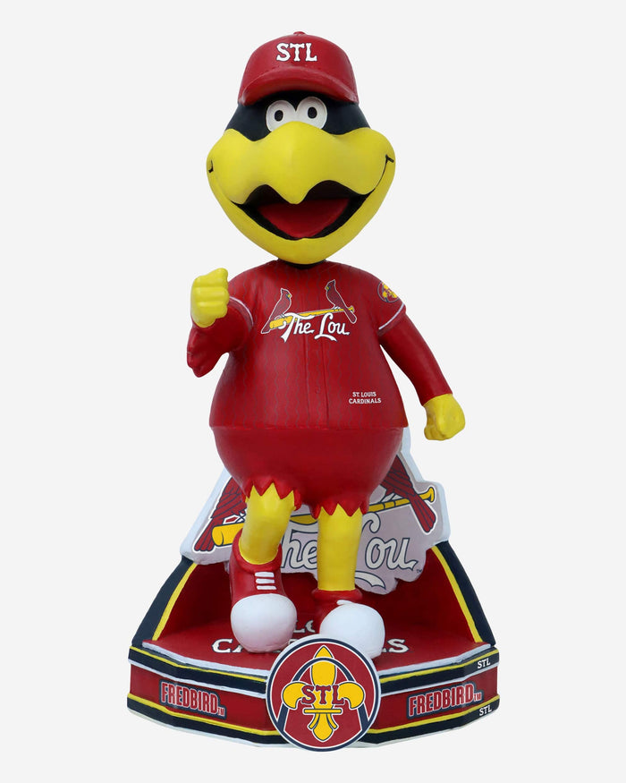 Fredbird St Louis Cardinals 2024 City Connect Mascot Bobblehead FOCO - FOCO.com