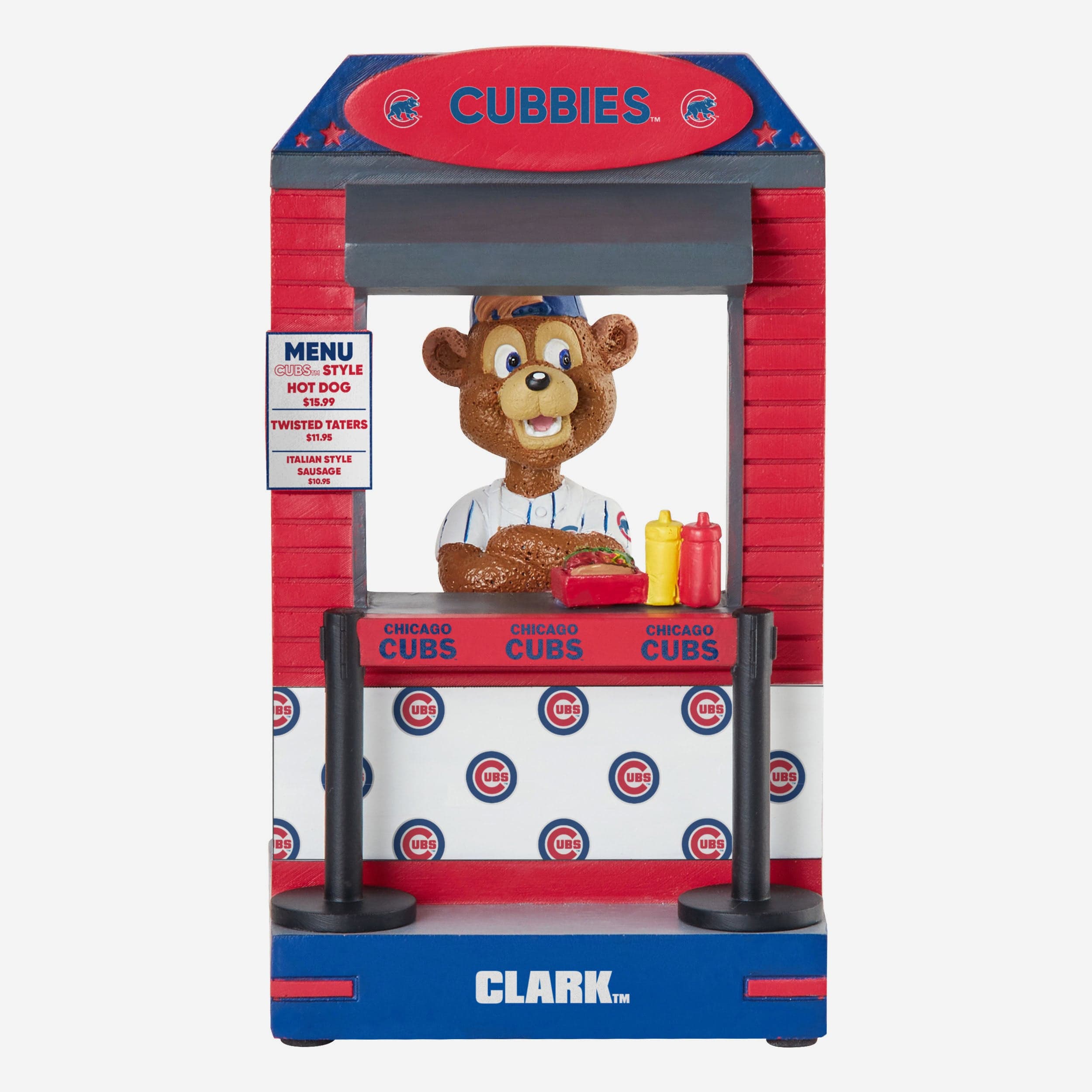 Clark Chicago Cubs 2024 Opening Day Mascot Bobblehead FOCO