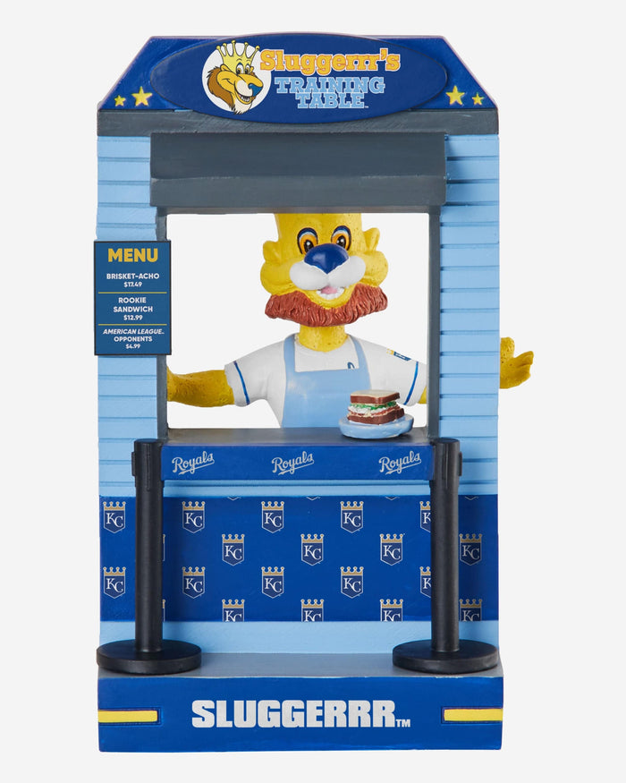 Sluggerrr Kansas City Royals 2024 Opening Day Mascot Bobblehead FOCO - FOCO.com