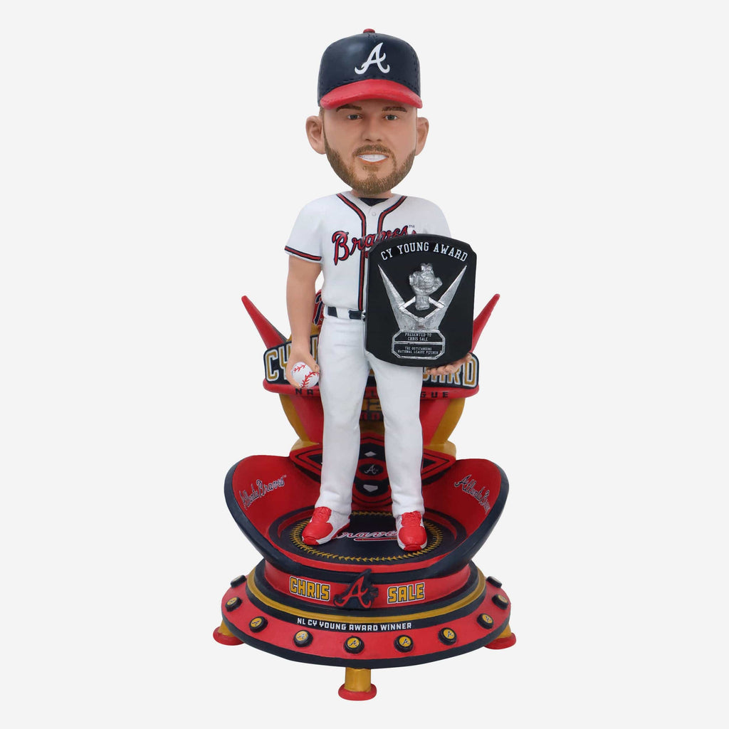 Chris Sale Atlanta Braves 2024 NL Cy Young Award Bobblehead FOCO - FOCO.com