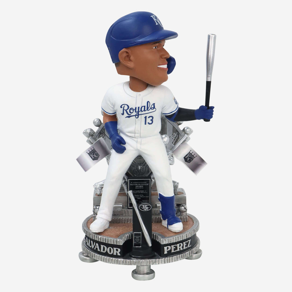Salvador Perez Kansas City Royals 2024 Silver Slugger Bobblehead FOCO - FOCO.com