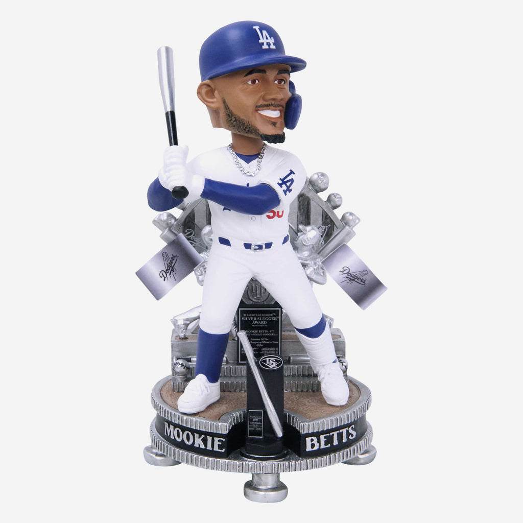 Mookie Betts Los Angeles Dodgers 2024 Silver Slugger Bobblehead FOCO - FOCO.com