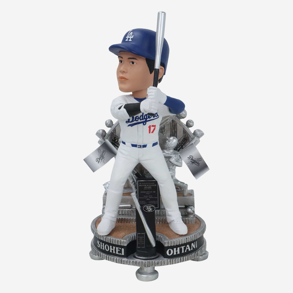 Shohei Ohtani Los Angeles Dodgers 2024 Silver Slugger Bobblehead FOCO - FOCO.com