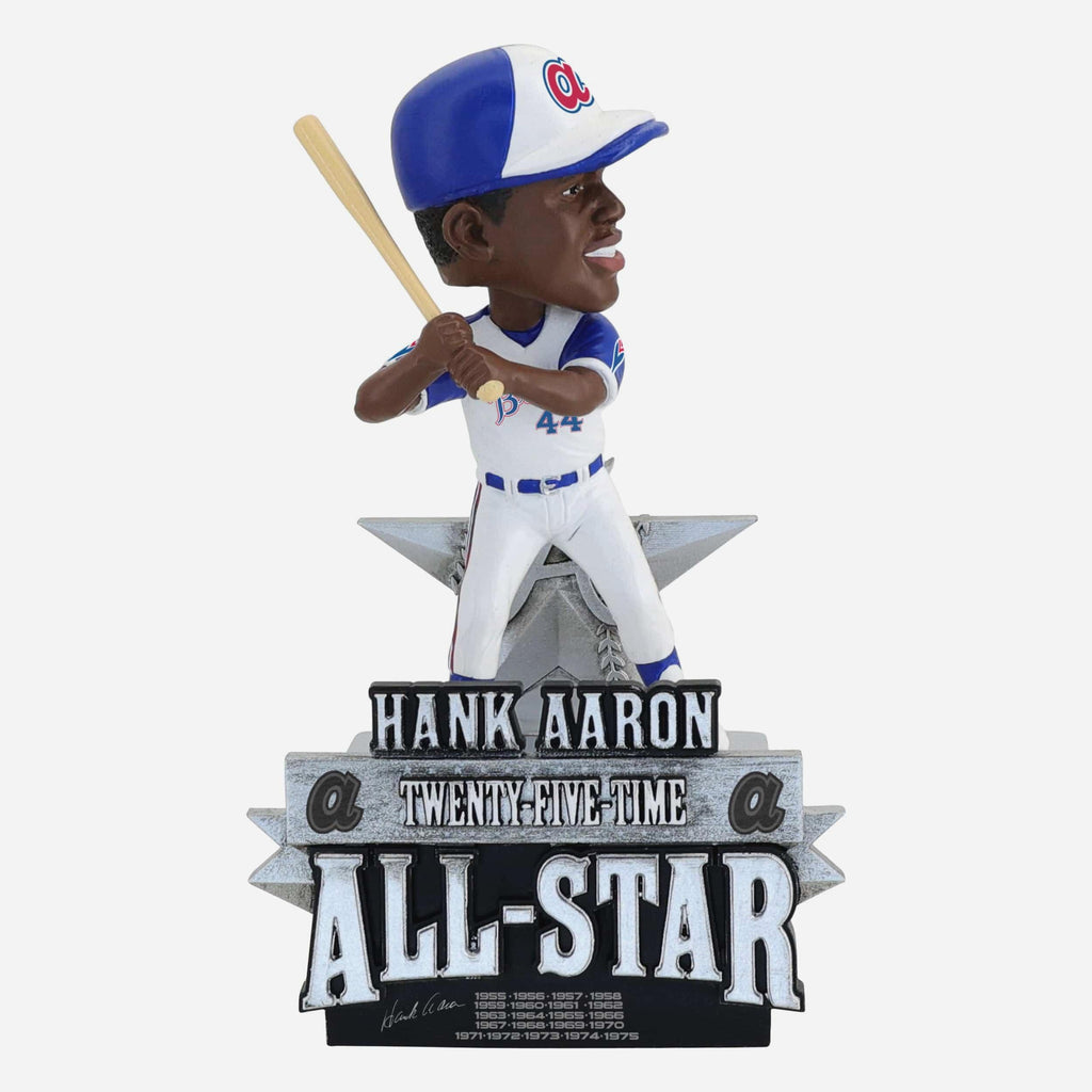 Hank Aaron Atlanta Braves 2025 MLB All-Star Commemorative Bobblehead FOCO - FOCO.com