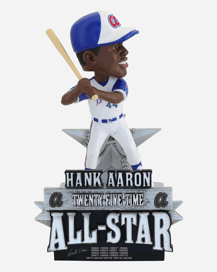 Hank Aaron Atlanta Braves 2025 MLB All-Star Commemorative Bobblehead FOCO - FOCO.com