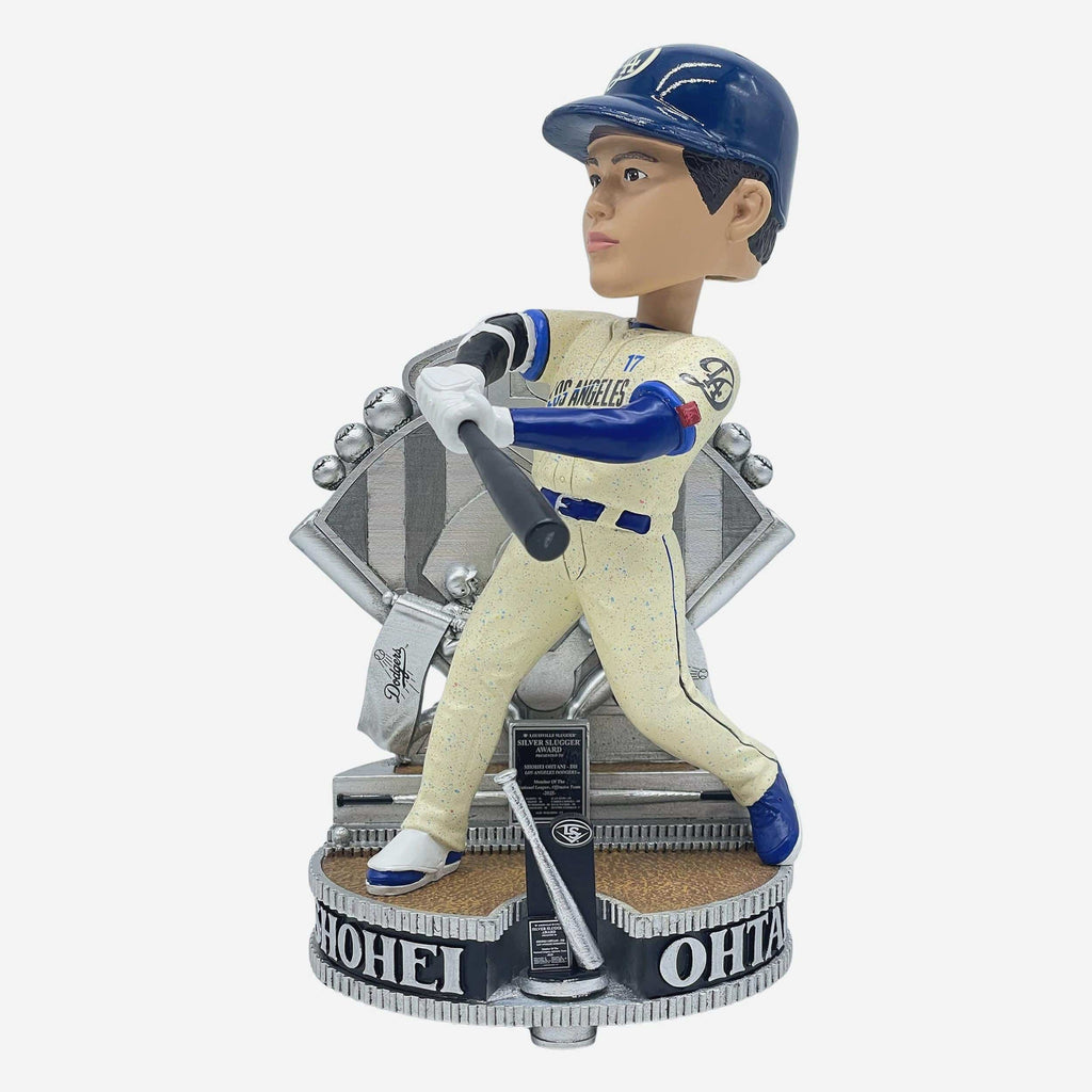 Shohei Ohtani Los Angeles Dodgers 2025 Silver Slugger Bobblehead FOCO - FOCO.com