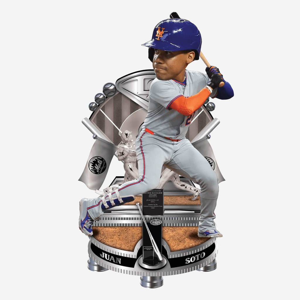 Juan Soto New York Mets 2025 Silver Slugger Bobblehead FOCO - FOCO.com