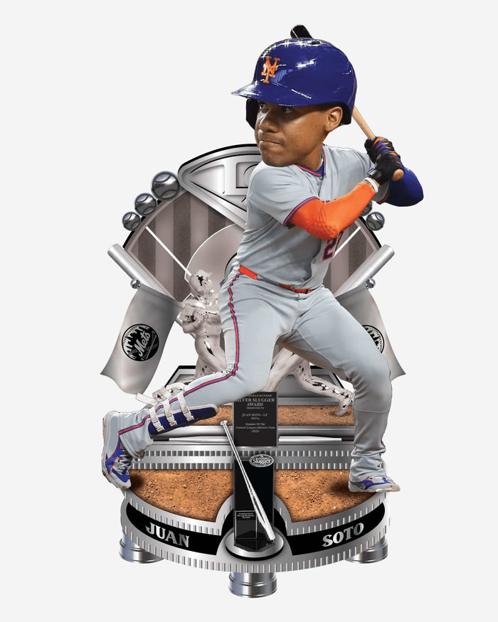 Juan Soto New York Mets 2025 Silver Slugger Bobblehead FOCO - FOCO.com