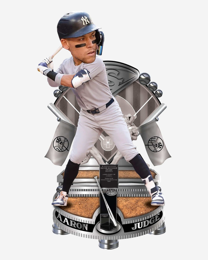 Aaron Judge New York Yankees 2025 Silver Slugger Bobblehead FOCO - FOCO.com