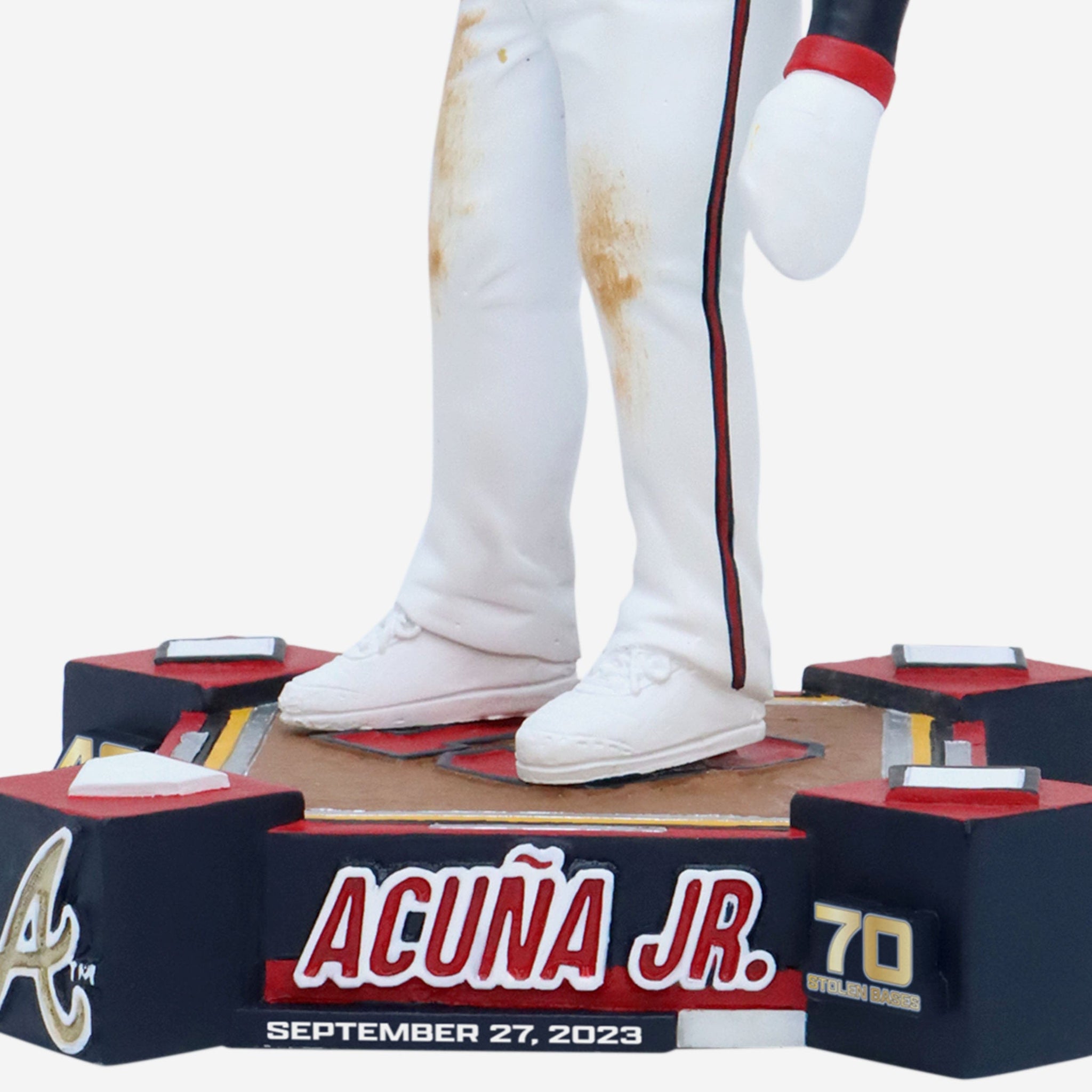 Ronald Acuna Jr Atlanta Braves 40 Home Runs & 70 Stolen Bases Bobblehe FOCO