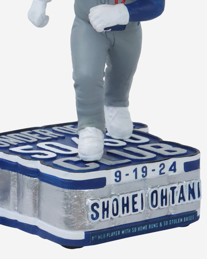 Shohei Ohtani Los Angeles Dodgers 50 Home Runs & 50 Stolen Bases Mini Bighead Bobblehead FOCO - FOCO.com