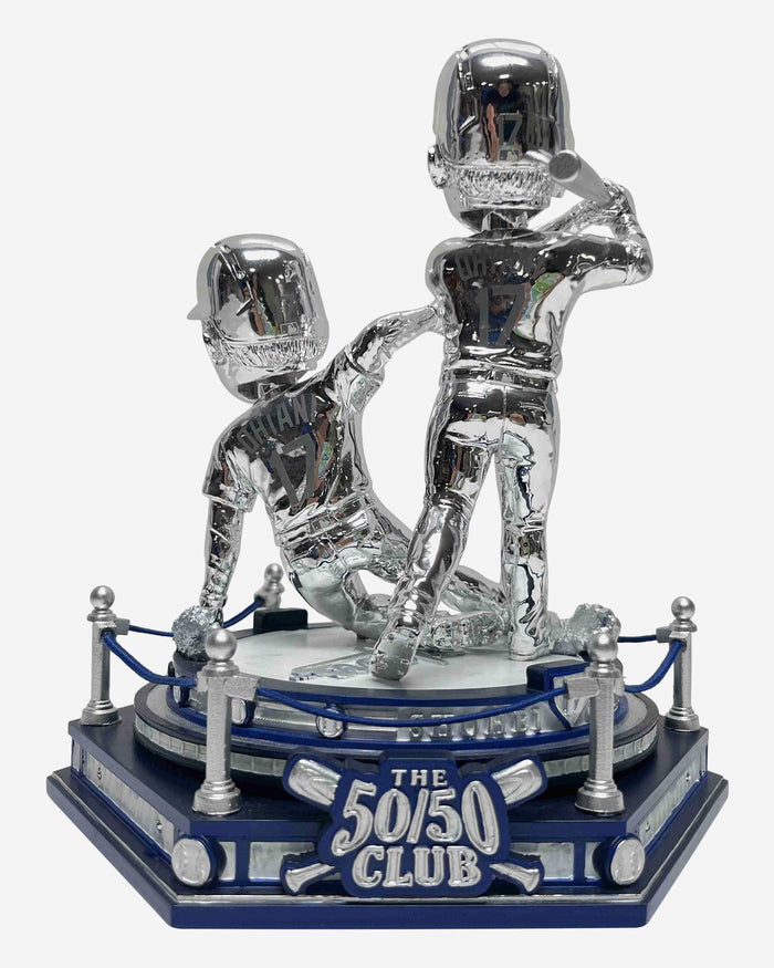 Shohei Ohtani Los Angeles Dodgers 50 Home Runs & 50 Stolen Bases Platinum Dual Spinning Bobblehead FOCO - FOCO.com