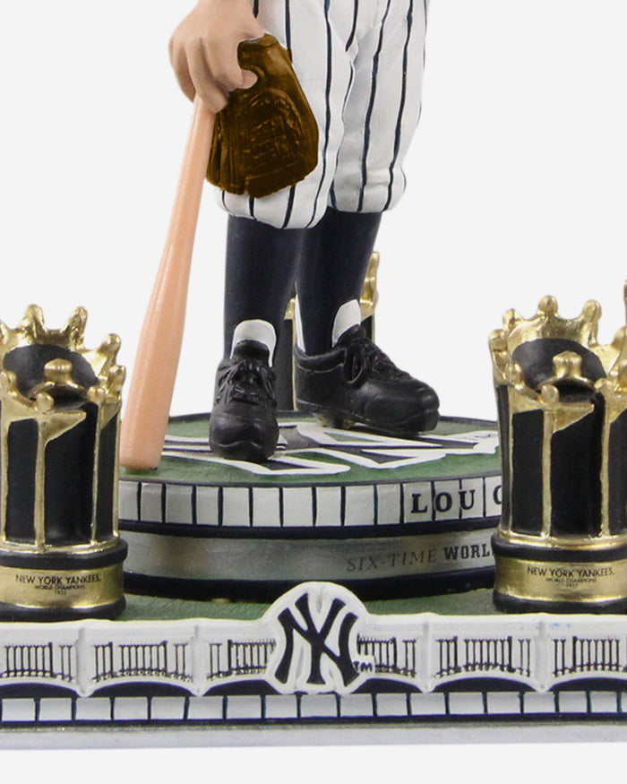 Lou Gehrig New York Yankees 6x World Series Champion Spinning Bobblehead FOCO - FOCO.com