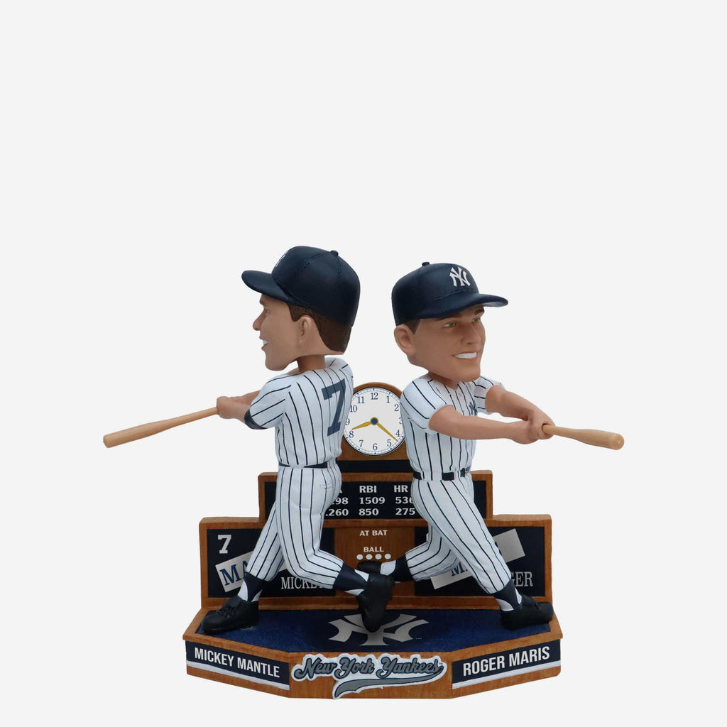 Mickey Mantle & Roger Maris New York Yankees Bobblemate Dual Bobblehead FOCO - FOCO.com