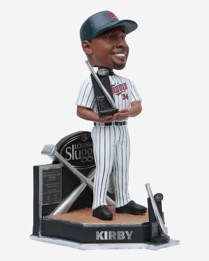 Kirby Puckett Minnesota Twins 6X Silver Slugger Bobblehead FOCO - FOCO.com