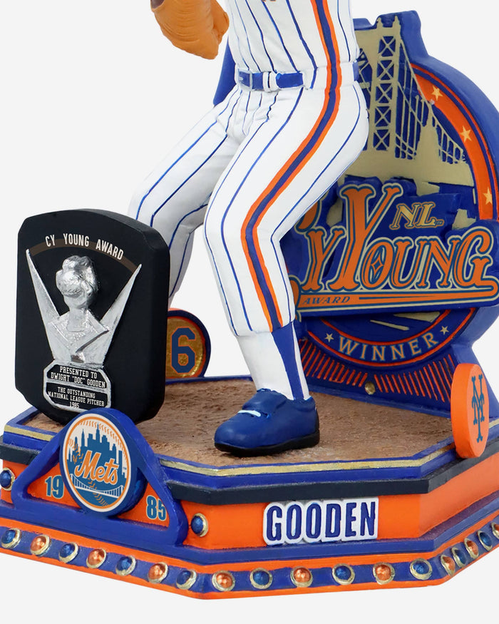 Dwight Gooden New York Mets 1985 NL Cy Young Bobblehead FOCO - FOCO.com