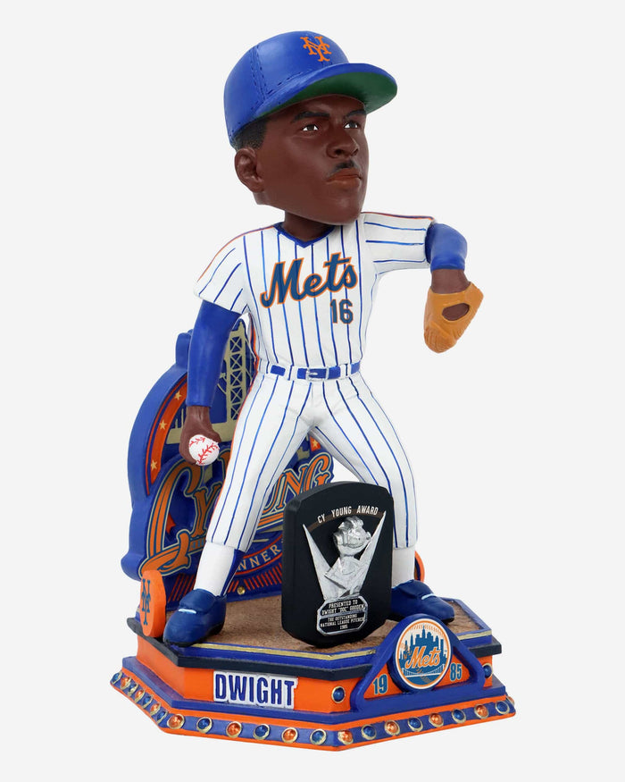 Dwight Gooden New York Mets 1985 NL Cy Young Bobblehead FOCO - FOCO.com