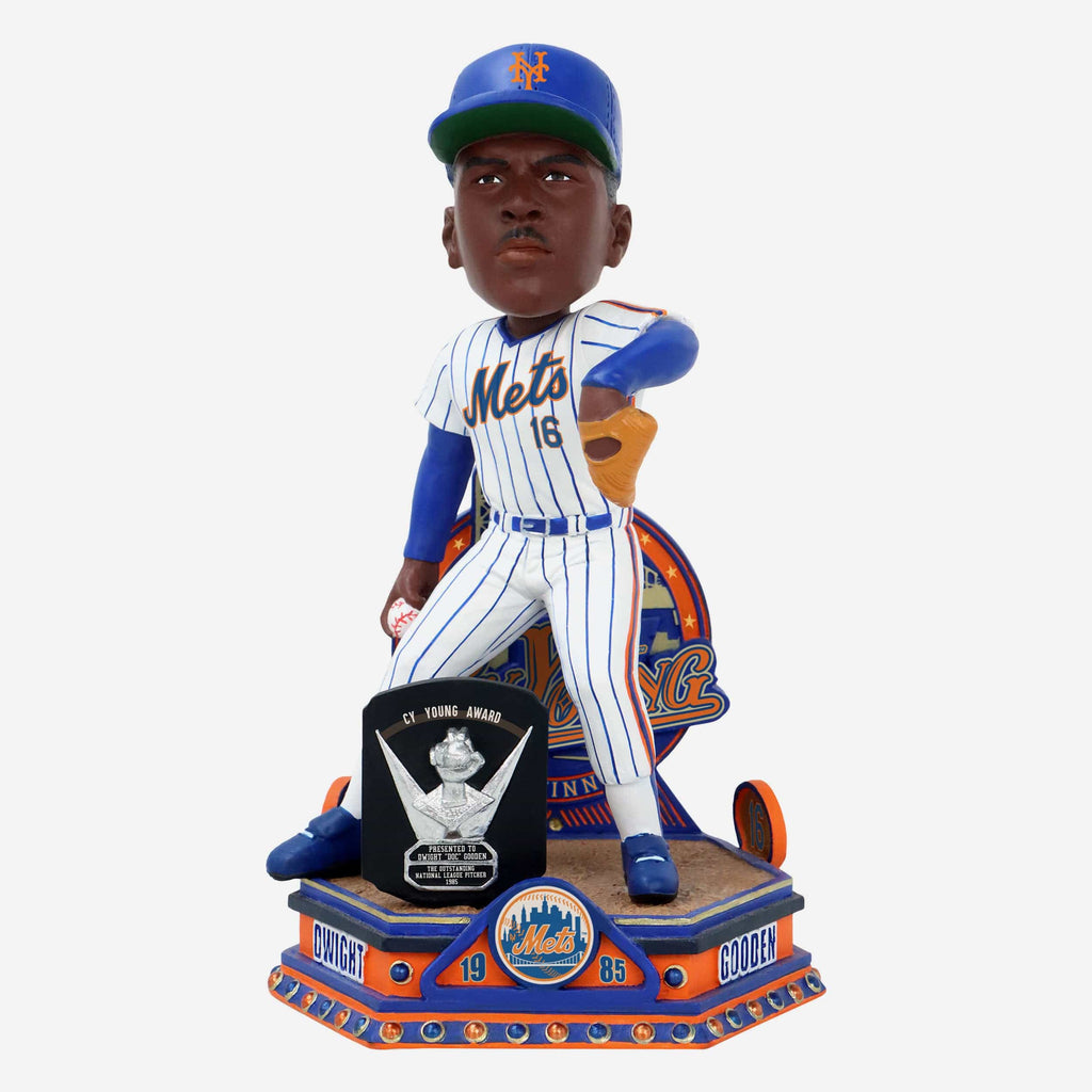 Dwight Gooden New York Mets 1985 NL Cy Young Bobblehead FOCO - FOCO.com