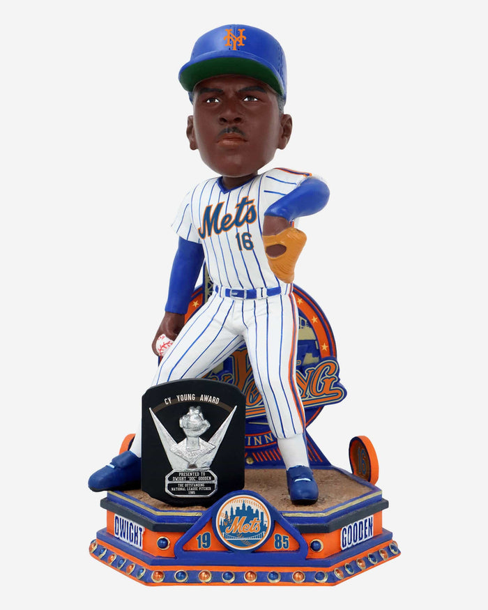 Dwight Gooden New York Mets 1985 NL Cy Young Bobblehead FOCO - FOCO.com