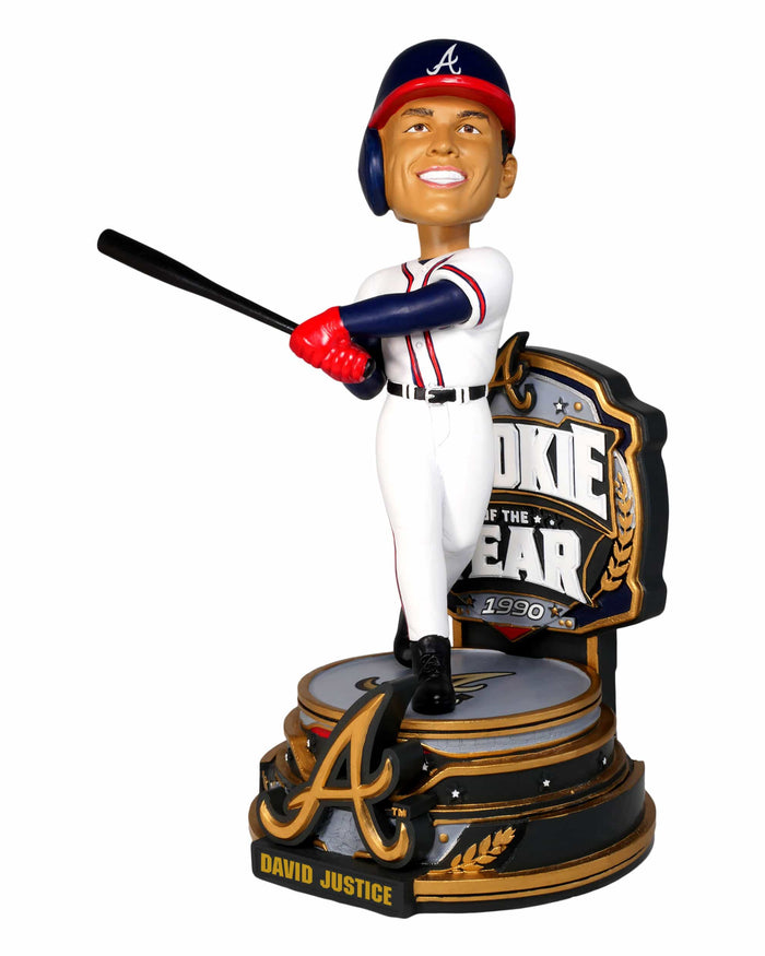 David Justice Atlanta Braves 1990 Rookie of the Year Bobblehead