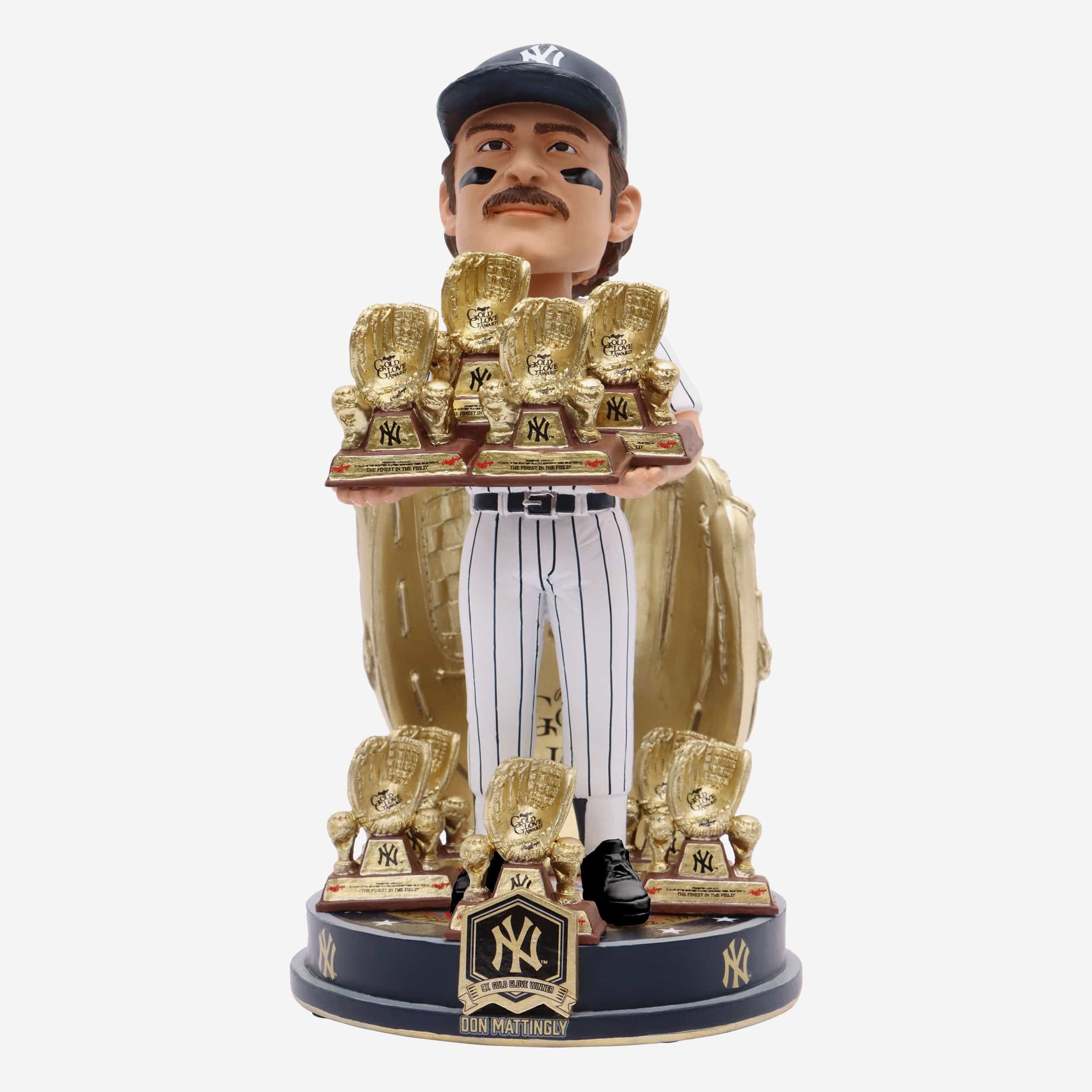 Don Mattingly New York Yankees 9X Gold Glove Award Bobblehead FOCO