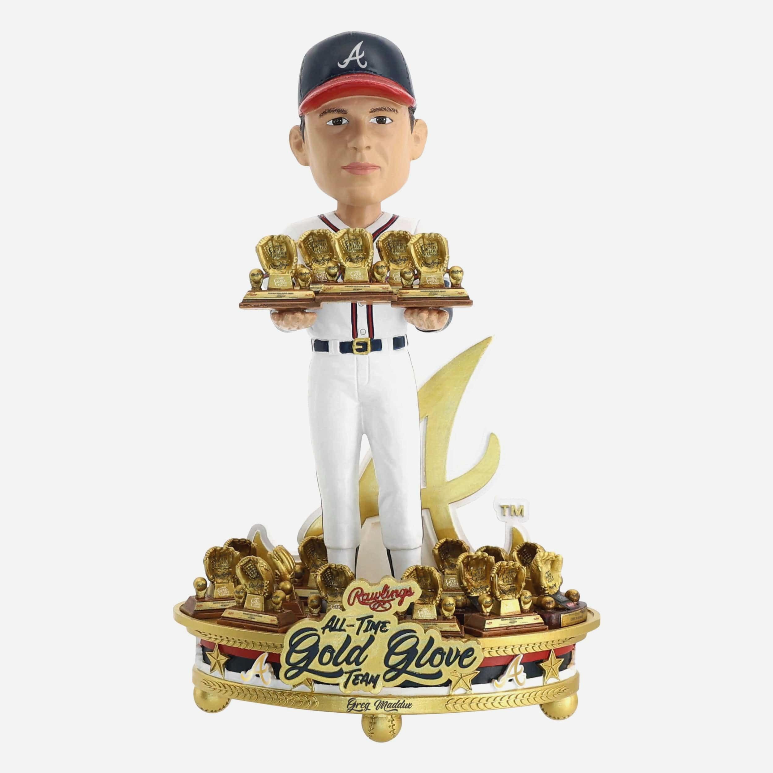 Greg Maddux Atlanta Braves All-Time Gold Glove Team Bobblehead FOCO