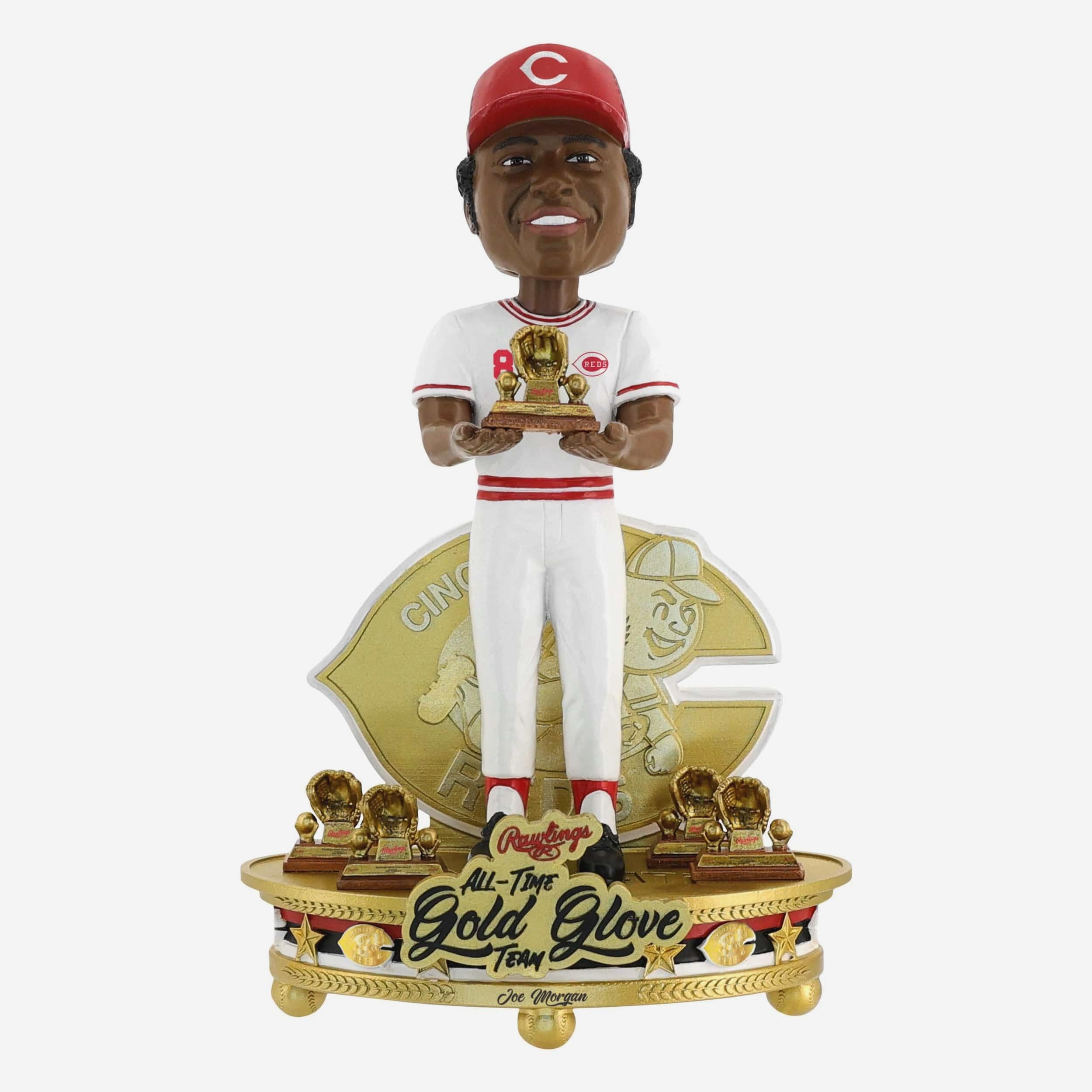 Joe Morgan Cincinnati Reds All-Time Gold Glove Team Bobblehead FOCO