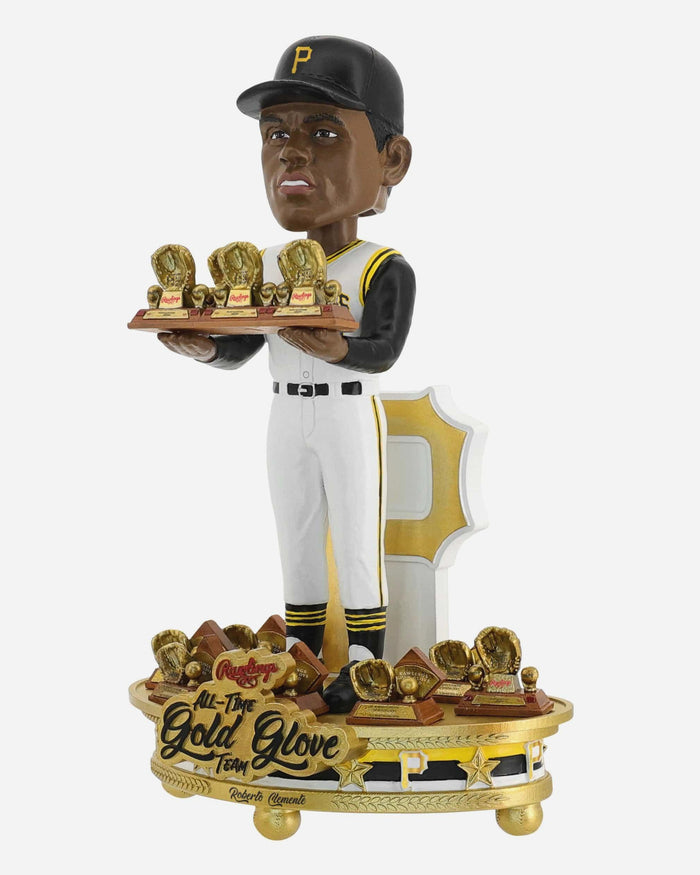 Roberto Clemente Pittsburgh Pirates All Time Gold Glove Team Bobblehead FOCO - FOCO.com