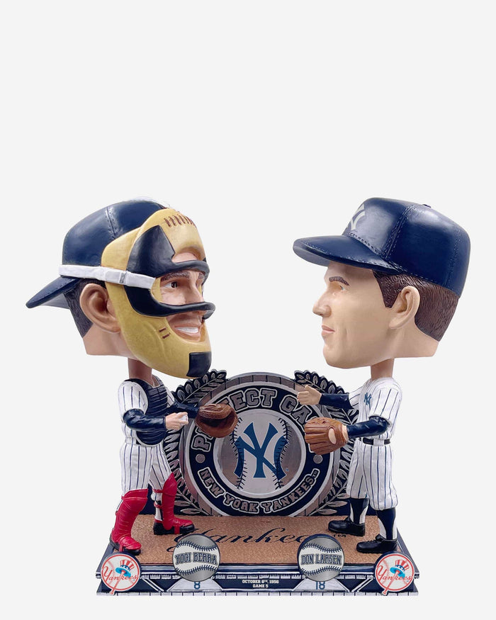 Don Larsen & Yogi Berra New York Yankees Perfect Game Dual Bighead Bobblehead FOCO - FOCO.com